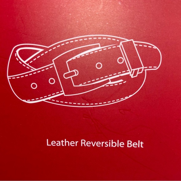 Perry Ellis Portfolio Leather Belt and Leather BiFold Gift Set Men’s Size M or L